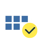 calander with tick icon